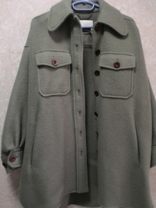 CHLOE 豆绿色 衬衫 羊毛大衣 绝版 前年的爆款 高俊熙