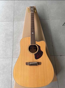 特价处理！老款拉维斯n800dc，云杉玫瑰木面单木吉他。展示