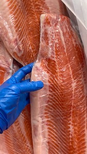 冰鲜三文鱼柳，国产鱼天花板，八斤以上大鱼，质量堪比进口鱼，品