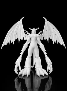 究极吸血魔兽 数码宝贝 3D打印白模15cm