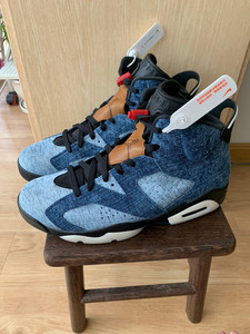 Air Jordan6水洗牛仔丹宁 鞋帮高度：高帮 品牌：N