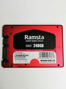 包好 拆机下来Ramsta瑞势S800  240GB固态硬盘