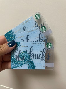 星巴克Starbucks 礼卡实体储值卡 礼品卡100面值，