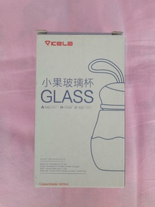 七克拉企鹅玻璃杯子400ml韩版可爱女学生便携泡花茶水杯多色
