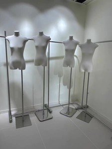 韩国服装店扁身模特道具女装橱窗人台全身直角肩假人偶模特展示架