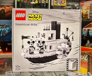 LEGO 21317乐高迪士尼米奇米妮汽船威利号拼装积木 兼