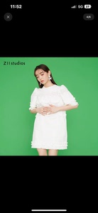 z11白色连衣裙，专柜买，基本全新。