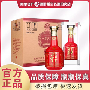 五粮液一尊天下精品20浓香型白酒52度500ml*6瓶整箱宴请摆柜