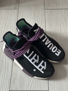 【菲董 adidas NMD 联名】 黑紫色，码数37，成色