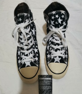 Converse/匡威古着中古高帮星星帆布鞋男跑步鞋，欧码4