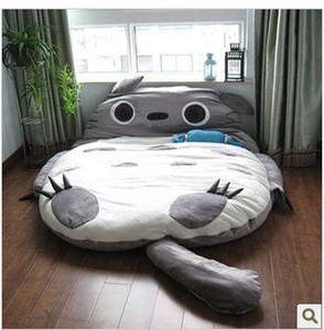 龙猫懒人沙发床睡垫卡通榻榻米个性可折叠沙发睡袋卧室单双人地铺