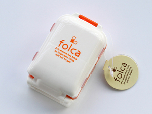 特价 日本folca药盒 三段药盒 方便携带三层折叠药盒小物收纳盒
