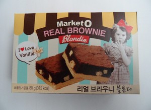 新款韩国零食 MARKETO香草巧克力布朗尼蛋糕 好丽友马克糕点