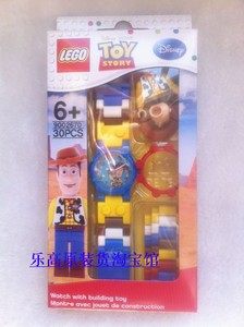 正品LEGO乐高儿童玩具手表TOYS迪士尼总动员伍迪带乐高保原装人仔