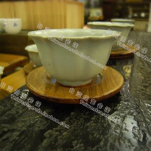 台湾衡连茶具配件 沉竹杯垫茶托 台式韩式茶道配件
