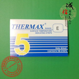 英国温度美THERMAX热敏试纸温度试纸测温纸132-V154度5格E