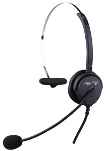 北恩CAL260呼叫中心话务员耳机 固定电话耳机 单耳头戴式语音耳麦