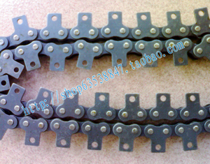 带附件工业链条 单侧带耳链4分单边带直板链08B-1节距12.7长1.5米