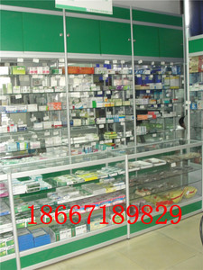 杭州展柜 精品货架 药品货柜玻璃柜子 药材公司样品展柜 药店货柜