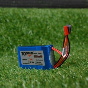 TOPGUN磷酸铁锂电池20C 2000mAh 6.6V 2S 接收电池航模型专用电池