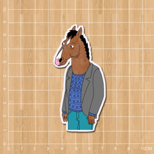 091 Bojack Horseman 马男波杰克 旅行箱吉他笔记本 冰箱 贴纸