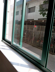 杭州铝合金门窗定做808型材，壁厚1.0  普通玻璃 推拉铝合金门窗