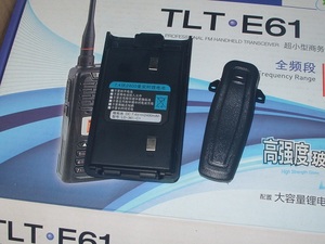 正品特灵通对讲机锂电池 TLT-E61对讲机电池E61原装电池 2400毫安
