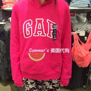 【SummerXu】美国代购 GAP 女抓绒休闲舒适套头卫衣连帽衫