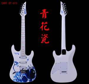 雅特乐器EARTmusicDt-613青花瓷电吉他中国风 男女通用包邮