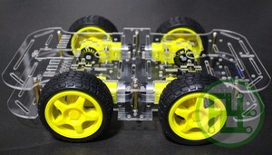 智能小车底盘 4WD小车 4轮驱动小车 循迹避障  底盘 轮子