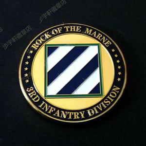 亏本清货 纪念品军迷用品 美军陆军步兵第3师军事纪念币章   051