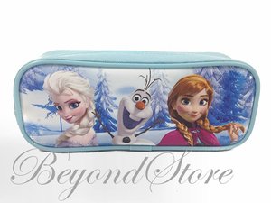 美国购DisneyFrozen 迪斯尼冰雪奇缘拉链文具盒/笔袋