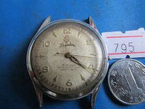瑞士早期山度士牌手表  二手表/机械表/怀旧收藏/经典古玩/古董表