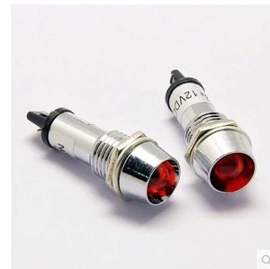 电源信号灯 LED 指示灯 XD10-8 10MM 红色 12V发光二极管