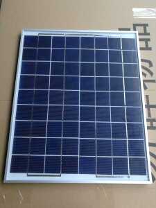 多晶20W太阳能电池板板光伏发电板给12V电瓶充电部分地区包邮
