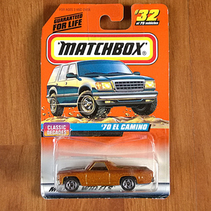 Matchbox火柴盒车模 MB328 雪佛兰 卡米诺 70 EL Camino 1997年产