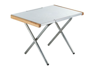 代购UNIFLAME日本折叠不锈钢桌子烧烤小钢桌可置荷兰锅U682104