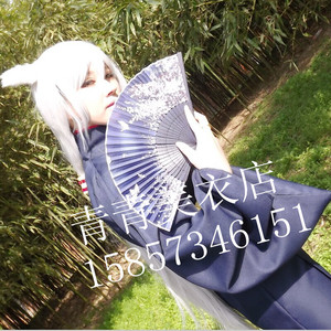 元气少女缘结神 巴卫 神使 浴衣 和服 COSPLAY 服装 送耳朵和发带