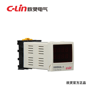 Clin欣灵牌HHS6A-1 AC220V 正/倒计时 停电记忆 智能延时继电器