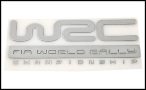 WRC金属薄贴改装汽车贴金属车贴镍合金外饰贴装饰