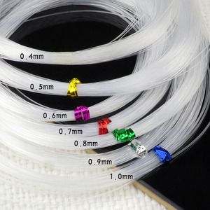 DIY手工串珠材料鱼线饰品配件透明水晶无弹力尼龙丝线鱼线