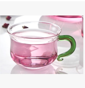 特价茶壶伴侣耐热透明玻璃茶具茶杯绿s把小茶杯 品杯 水杯 公道杯