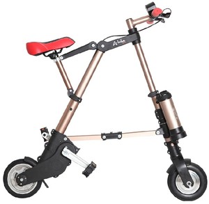 新品原装迷你折叠电动助力自行车a-bike代步健…能正常使用