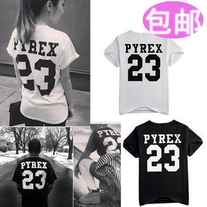 包邮bigbang 欧豪全球后援会会服海鸥粉丝签名pyrex23数字短袖t恤