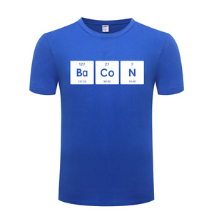搞笑创意男式T恤 Periodic Table BaCoN Element - Chemical Tee