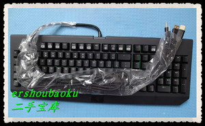 新到货 Razer/雷蛇 黑寡妇蜘蛛 终极版2013 青轴绿色背光机械键盘