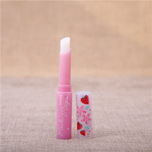泰国mistine草莓唇膏 PINK MAGIC粉色变色润唇膏变色唇膏