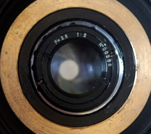 苏联军版21mm胶卷相机镜头 Ajax 28MM F/2 大光圈广角 NEX无暗角