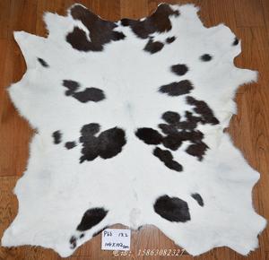 整张奶牛皮地毯 胎牛皮皮料P66欧式真皮工艺软硬包背景墙床头沙发