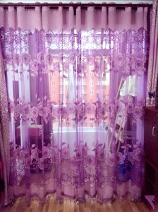 绣花玻璃纱窗帘窗纱成品定制清仓特价处理窗纱宽3米左右，高2.